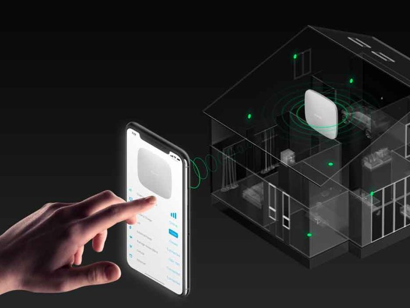 Application mobile AJAX Systems pour la gestion et le contrôle du système de sécurité